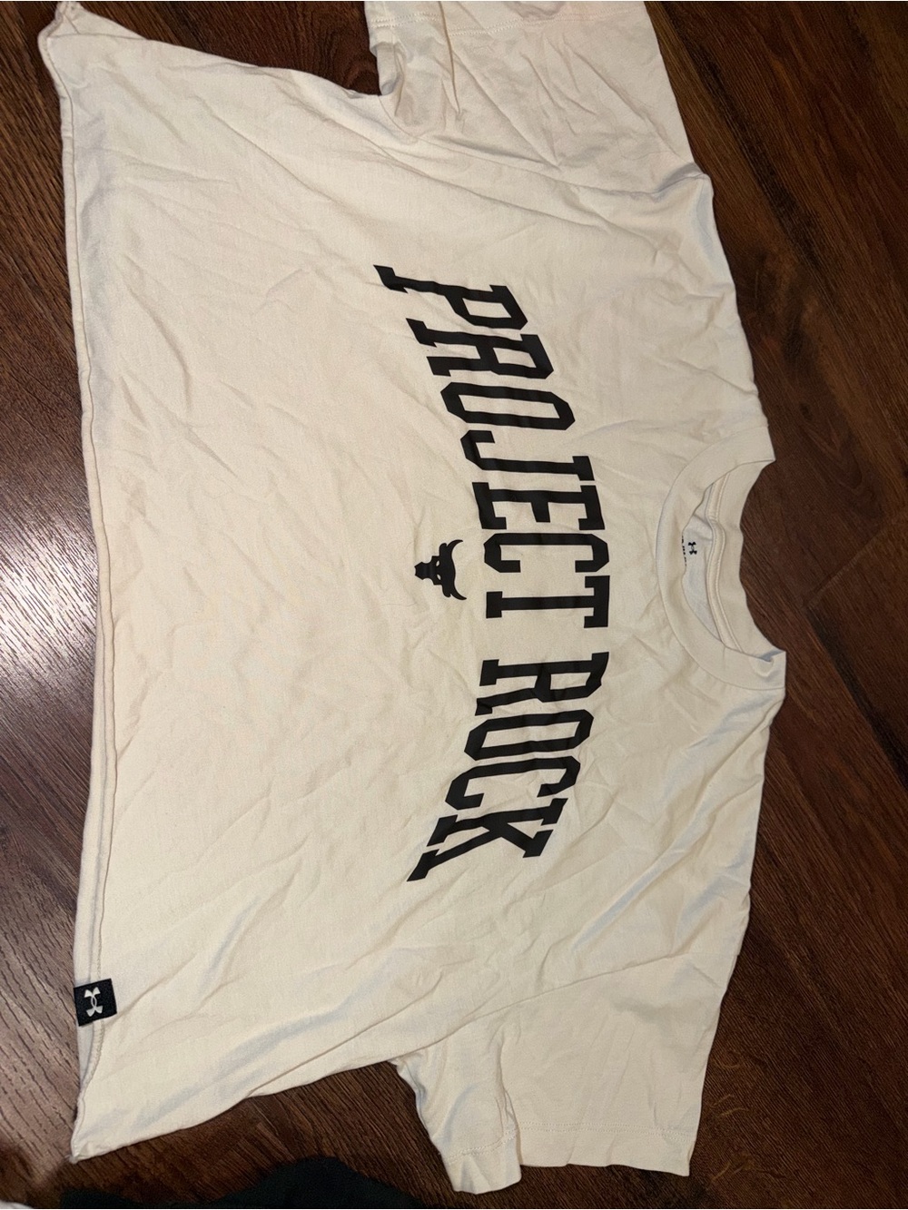 Under Armour Project Rock Graphic Cropped-Shirt